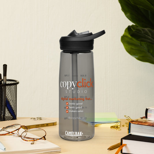 CopyClick 25oz Water Bottle - Digital Marketing that Looks Good, Feels Good, and Makes Sales