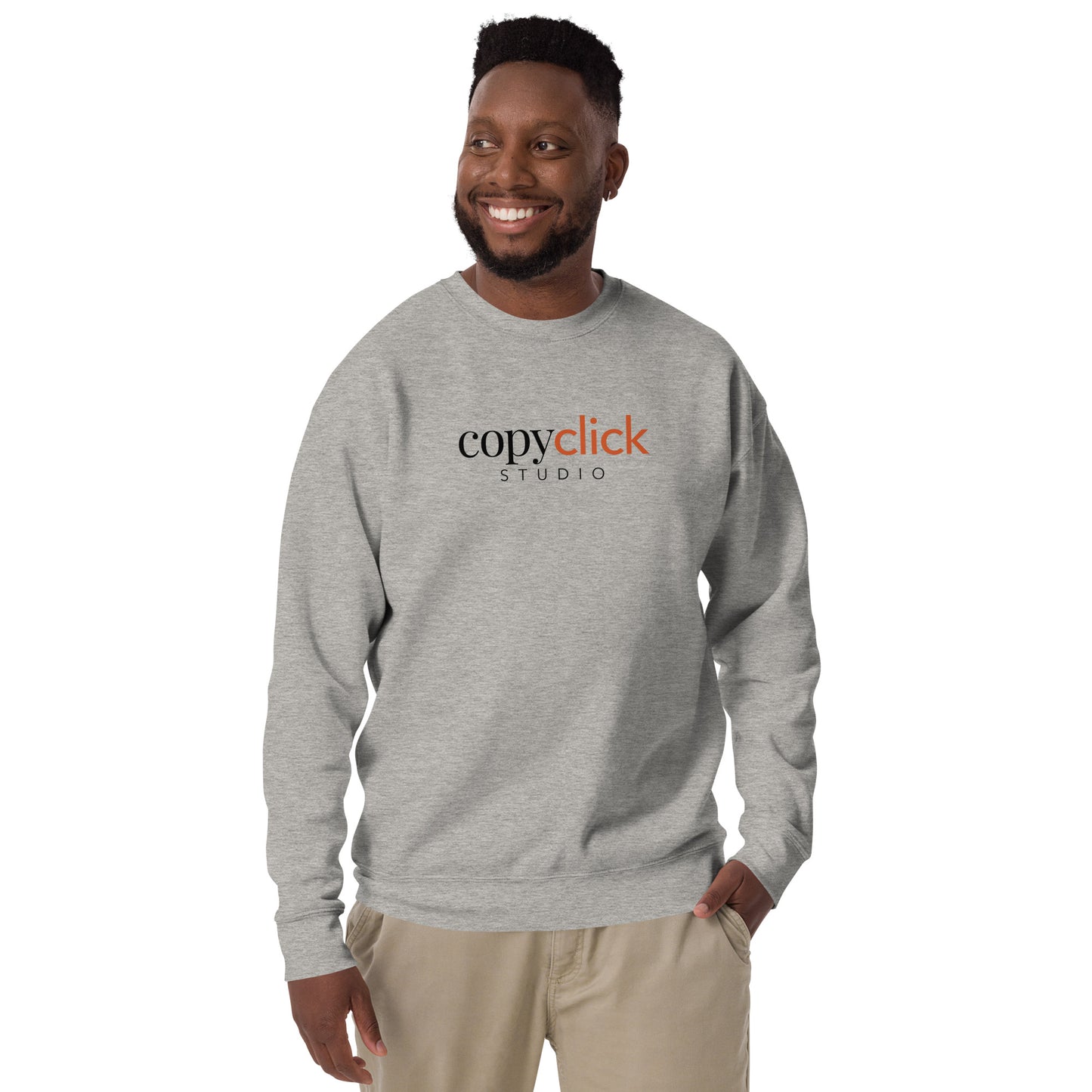 CopyClick Unisex Premium Crewneck Sweatshirt