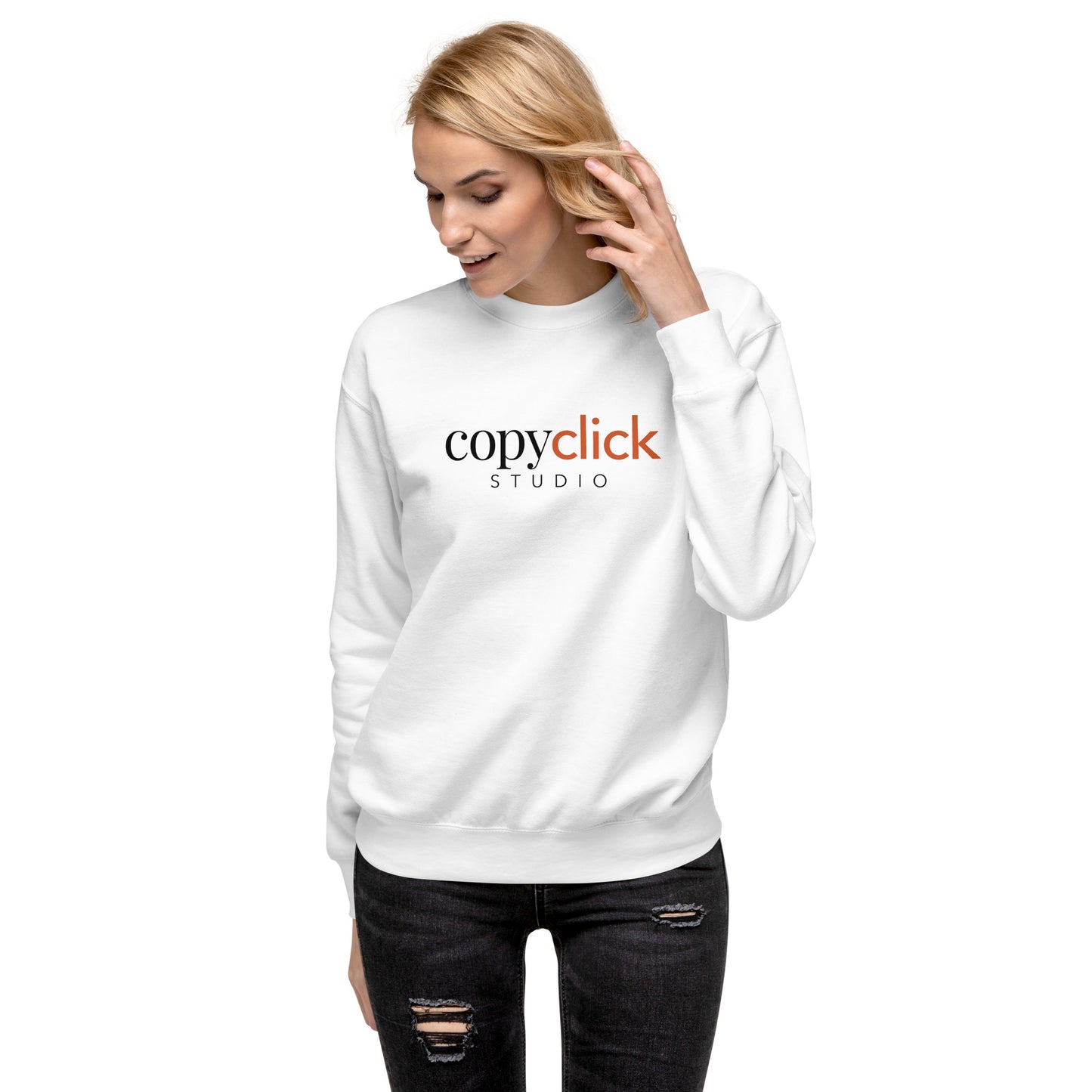 CopyClick Unisex Premium Crewneck Sweatshirt